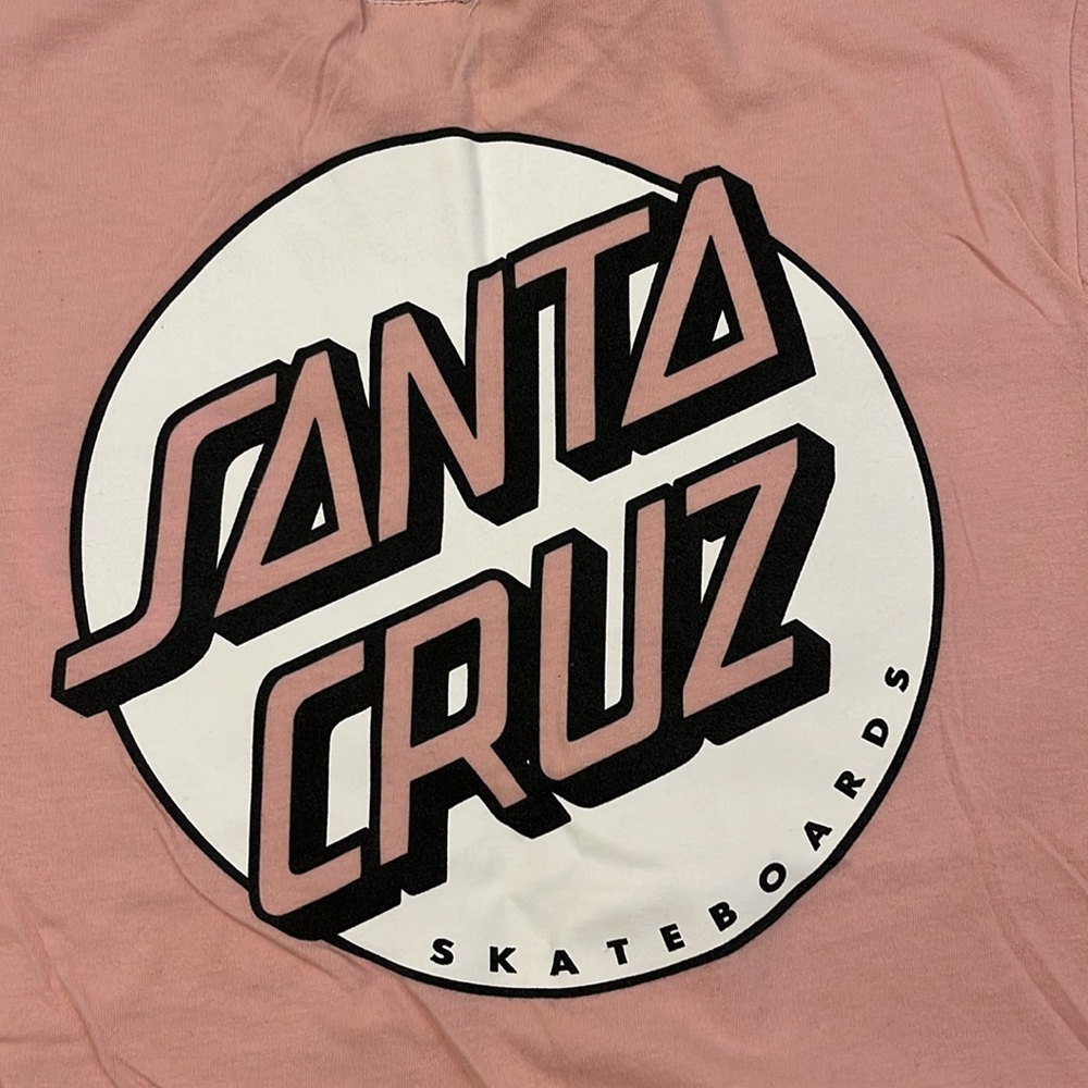 Santa Cruz Skateboard Tee Shirt. Pink Small. Excellent Condition - Picture 3 of 3